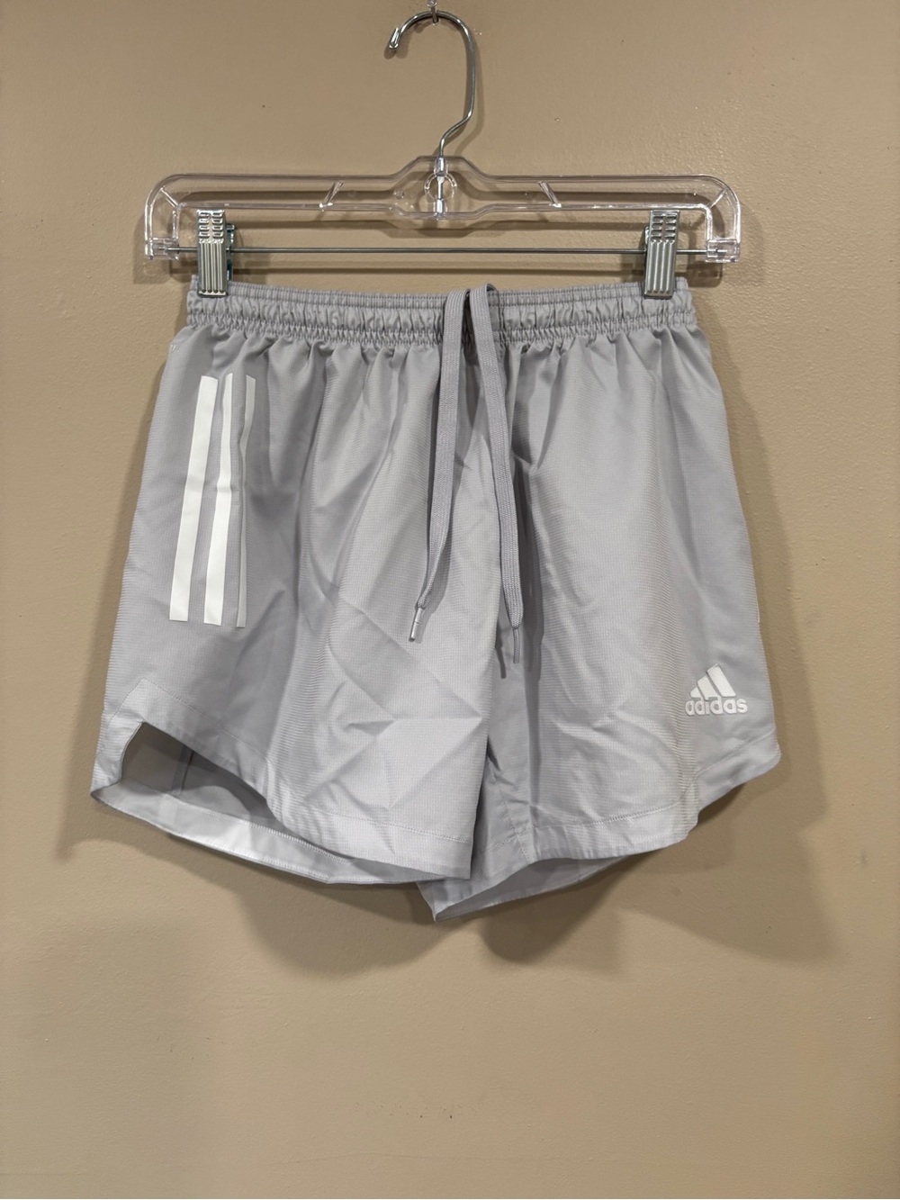 Adidas Women’s Shorts Gray Lined Performance Running Size S